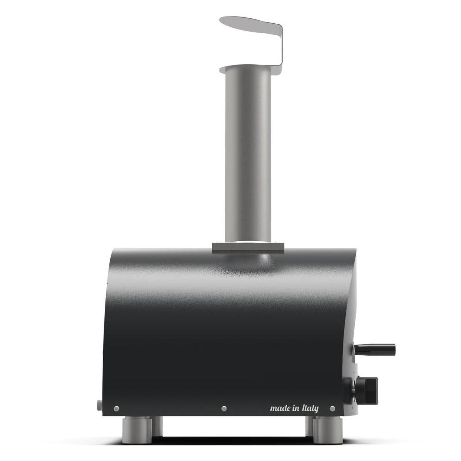 Alfa Moderno FXMD-PT-GGRA-U Portable Pizza Oven Ardesia Grey - Right Side View - White Background thumbnail