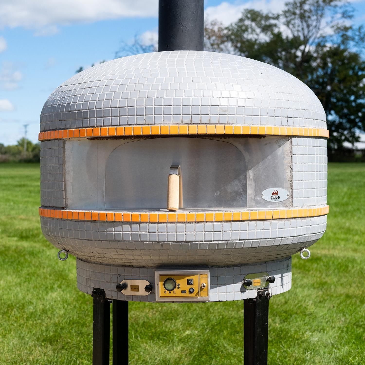 WPPO 40-in Professional Digital Wood Fired Oven w/ Convection Fan