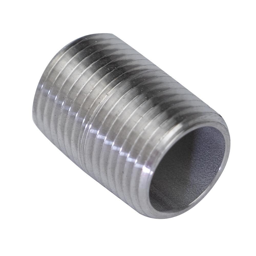 BBQGuys Signature Series 3/4-Inch MIP Stainless Steel Close Nipple thumbnail