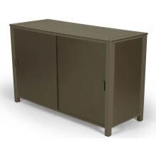 Telescope Casual 65 X 25 Inch MGP/Aluminum Patio Storage Box - Textured Beachwood/Beachwood image