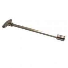 Blue Flame 18 Inch Universal Size Fireplace Key - Chrome