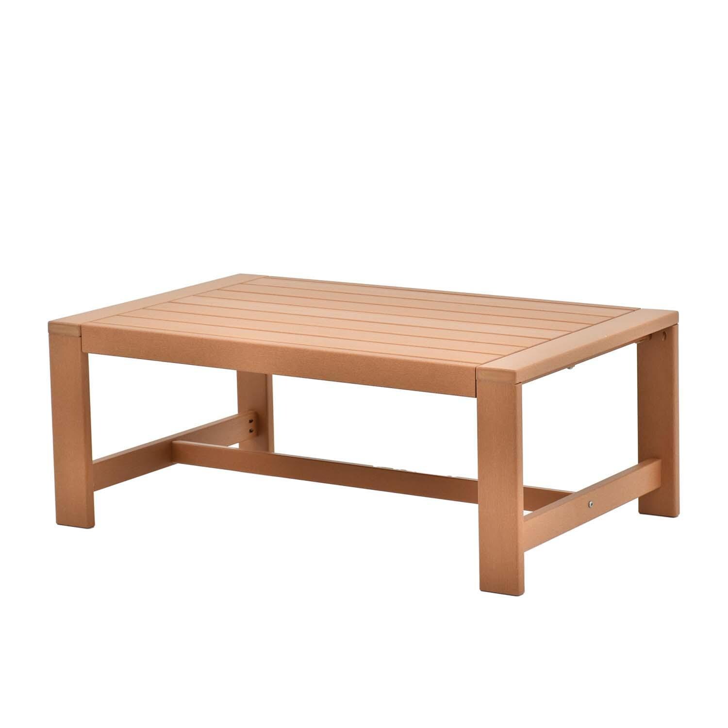 Corbin Bay 5 Pc Set Polyresin Seating Set By Lakeview Outdoor Designs - Coffee Table - White Background thumbnail