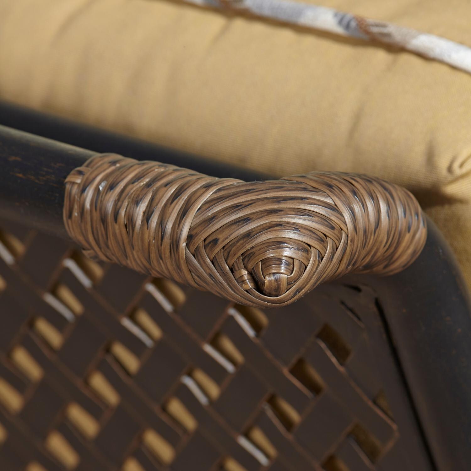 Catalina Aluminum Club Chair - Top Detail thumbnail