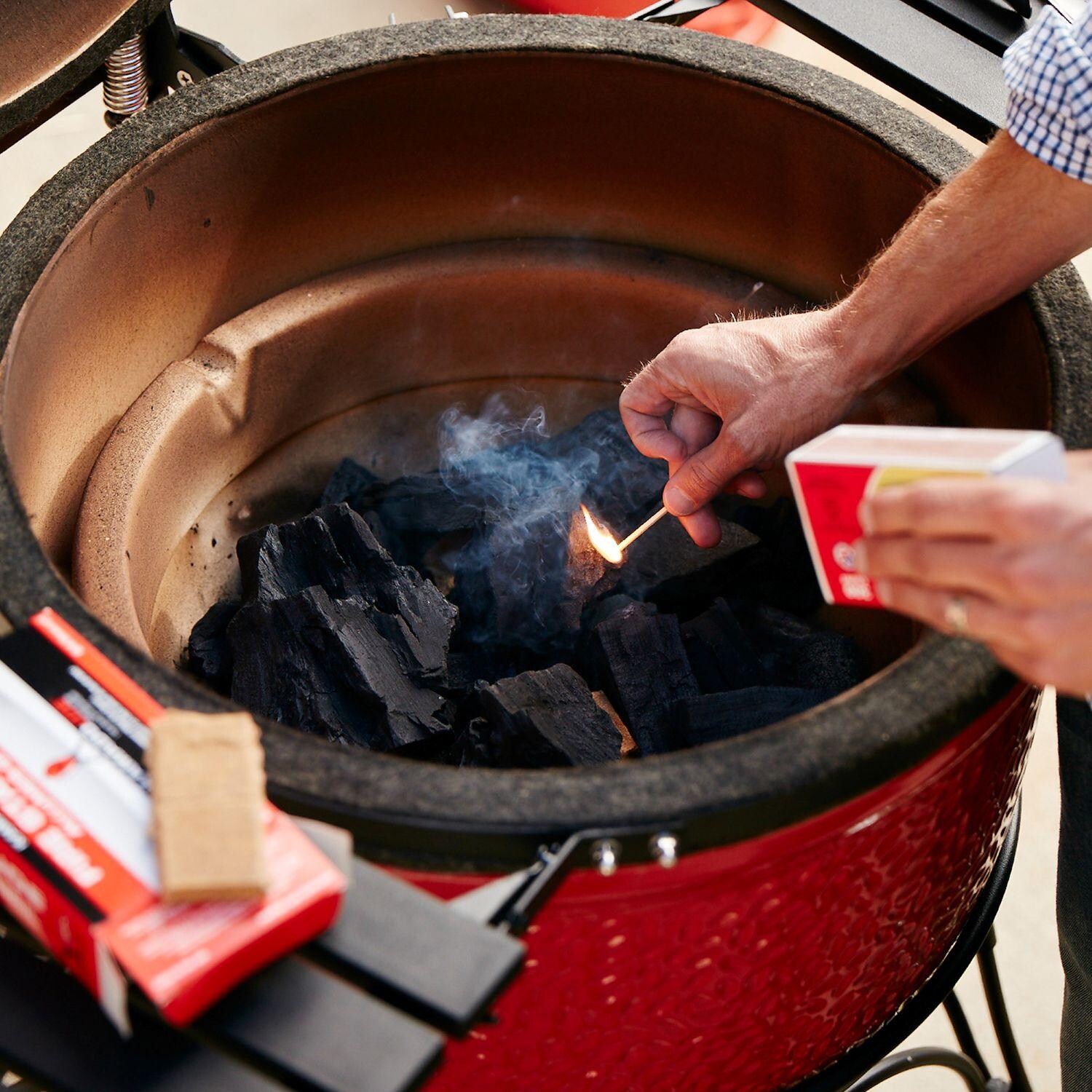 Kamado Joe KJ15202222 Charcoal 2 Pack Firestarters - Match Lit - Lifestyle thumbnail