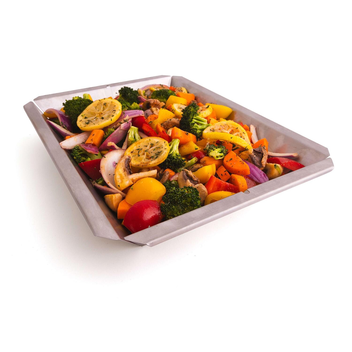 Broil King Stainless Steel Wok Shelf Insert - 69826 - Wok - White Background thumbnail