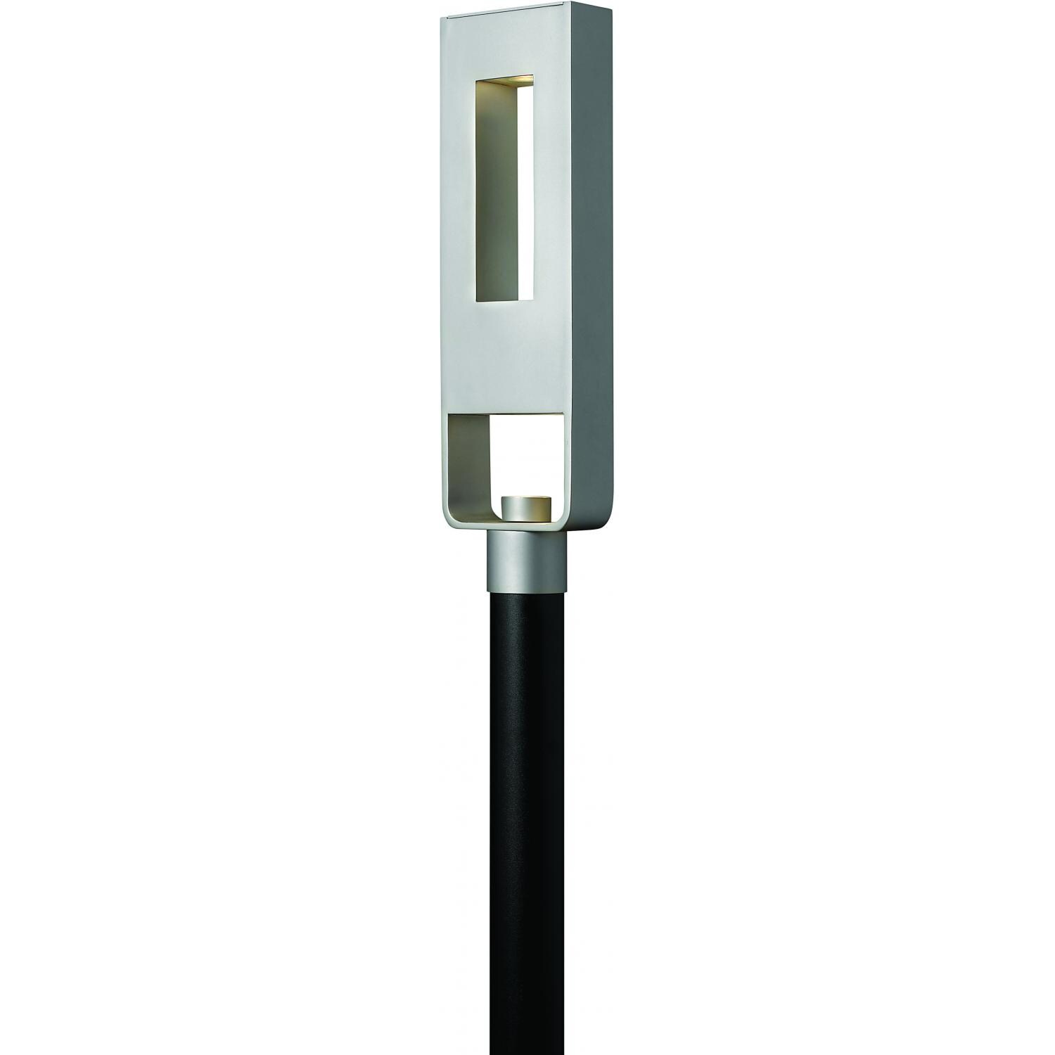 Hinkley Lighting Atlantis Two Light 24-Inch Dark Sky Outdoor Post Light - Titanium - 1641TT image