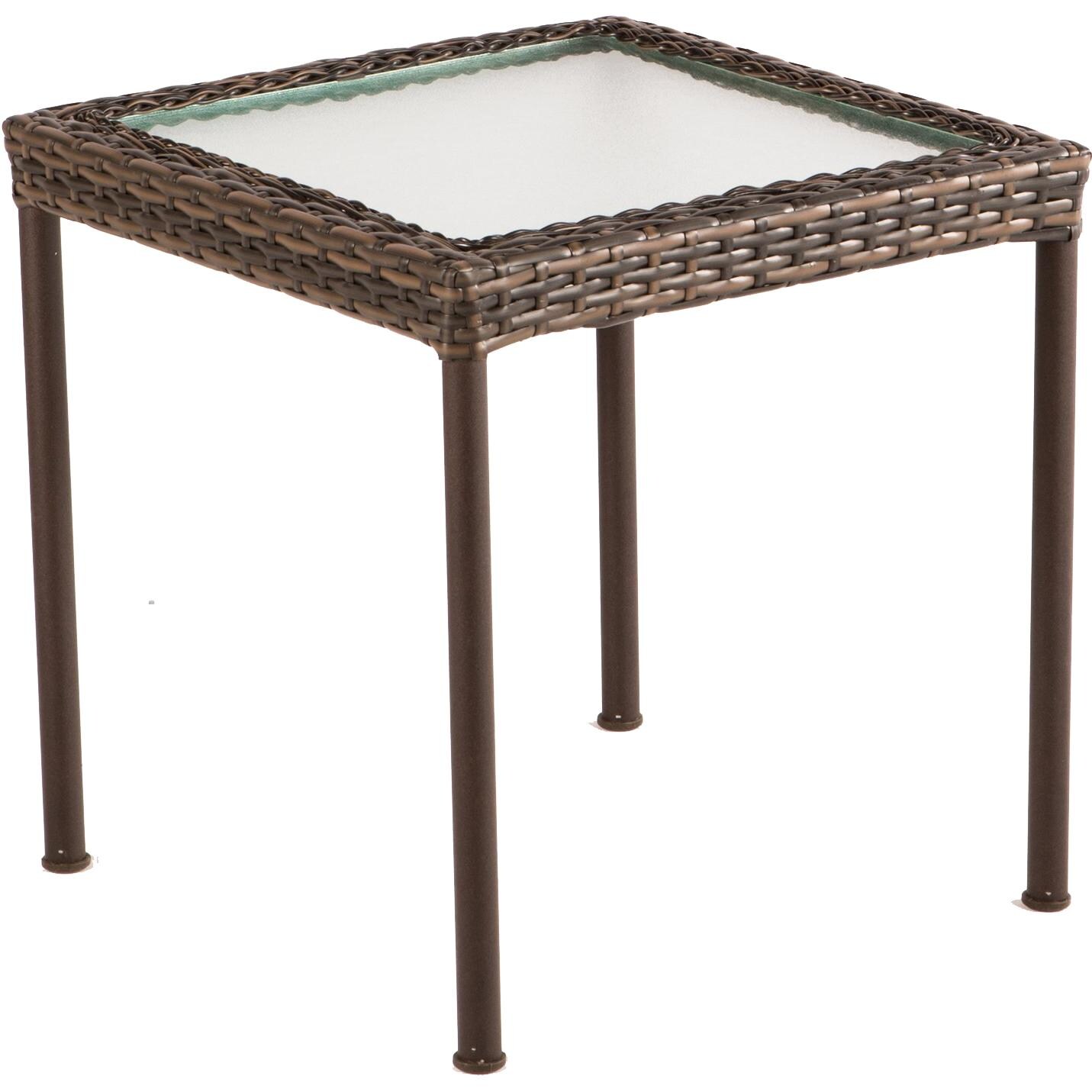 Alfresco Home Tutto All Weather Wicker End Table thumbnail