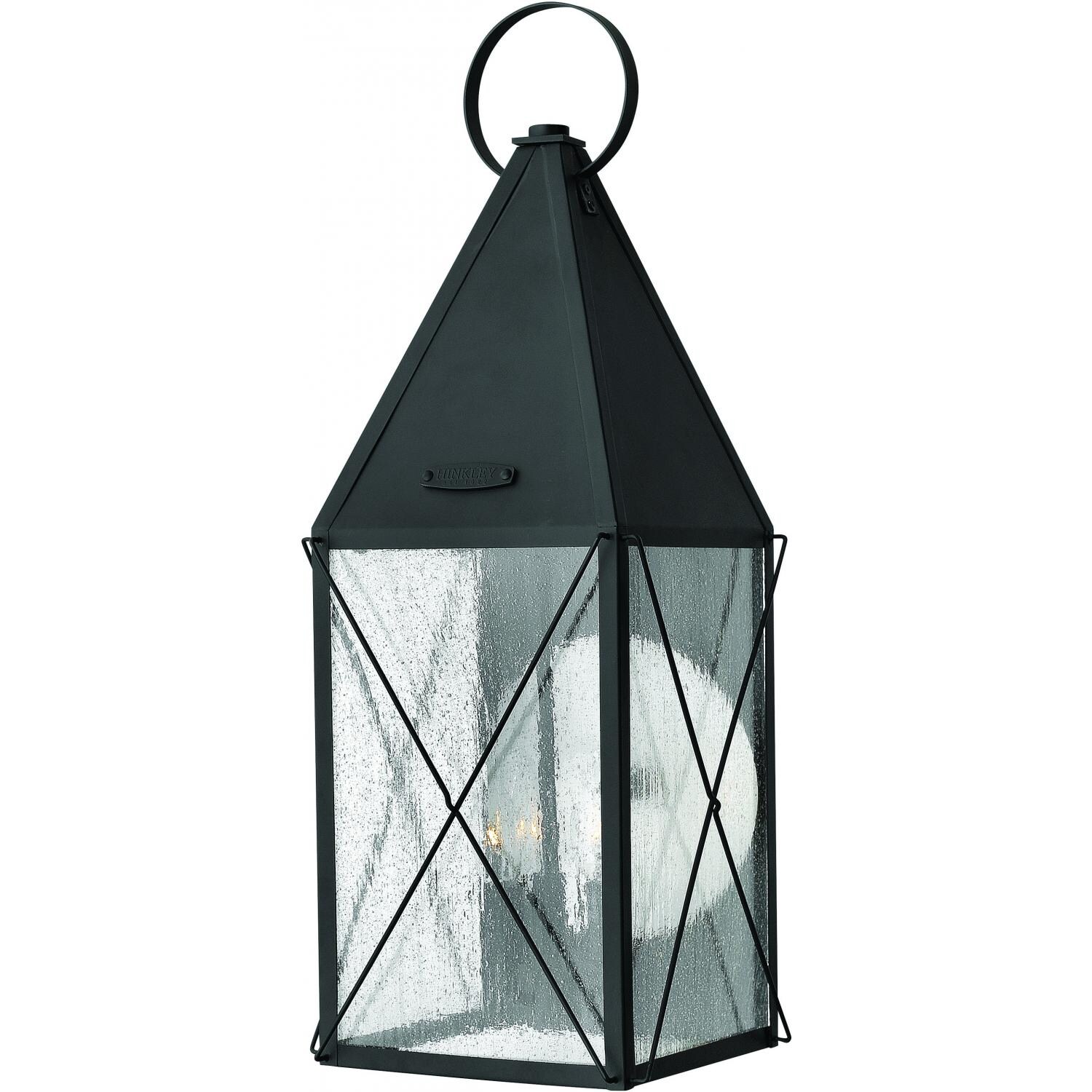 Hinkley Lighting York 1845BK 60W Three Light Outdoor Wall Lantern - Black thumbnail