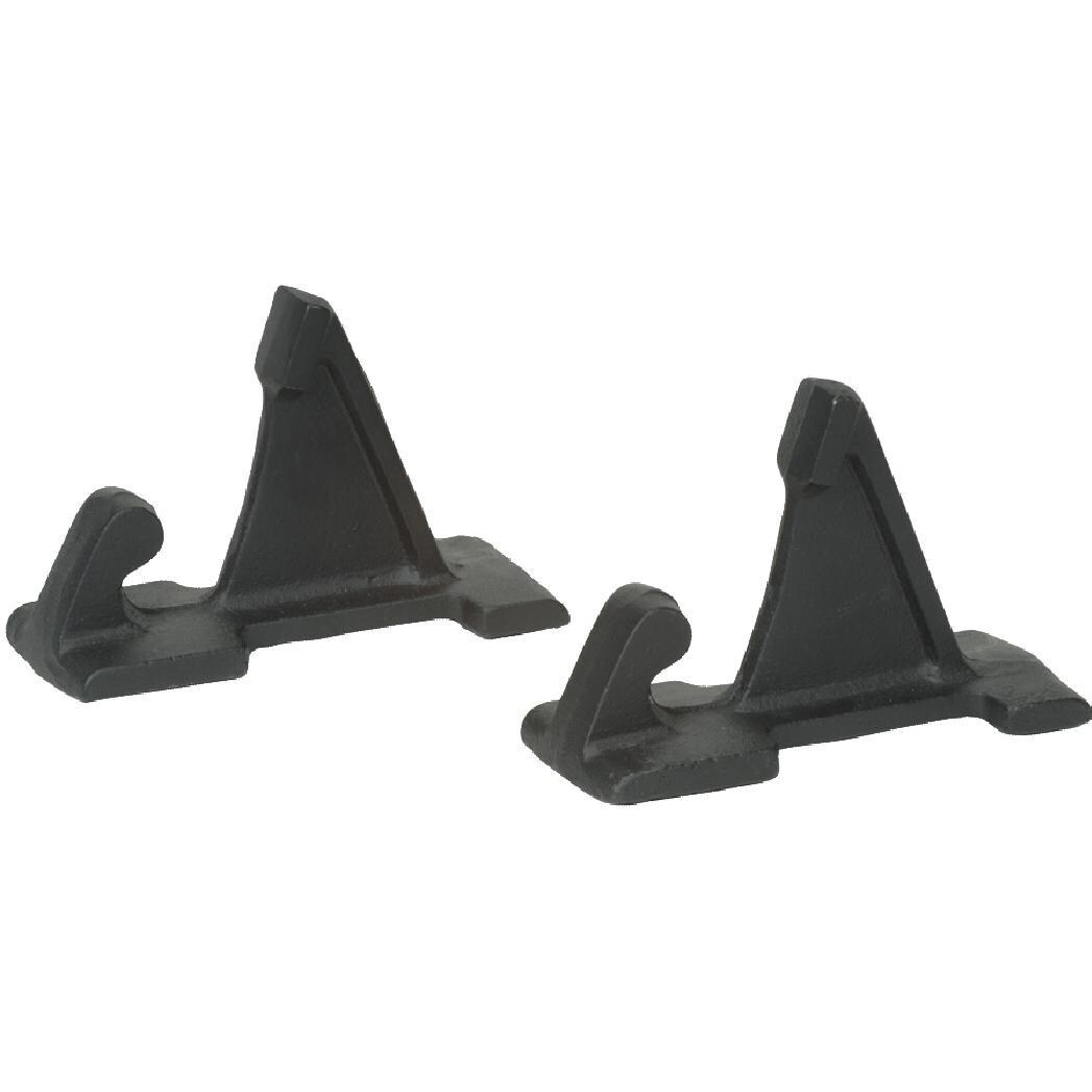 Dagan Industries Black Cast Iron Fireback Feet