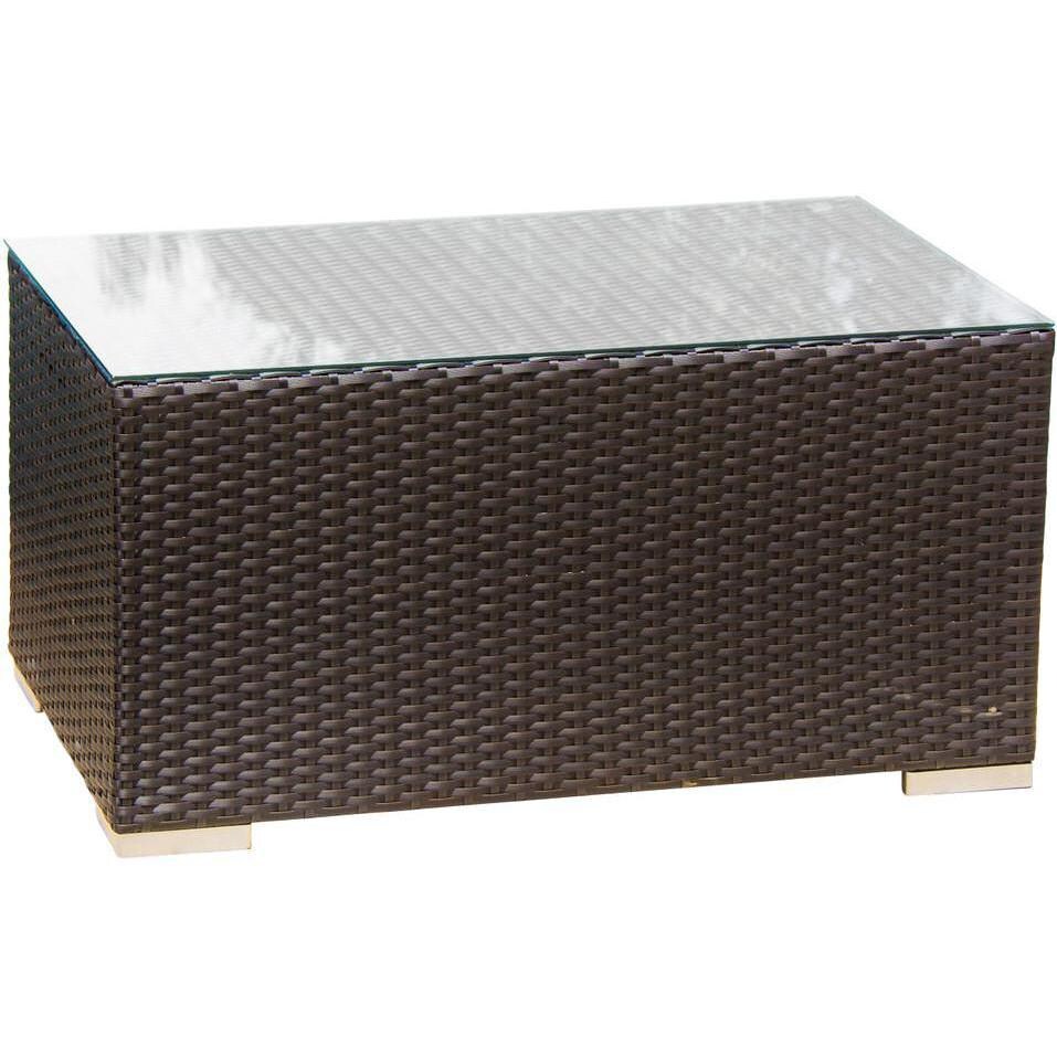Avery Island Resin Wicker Rectangular Patio Coffee Table By Avery Island Resin Wicker Coffee Table