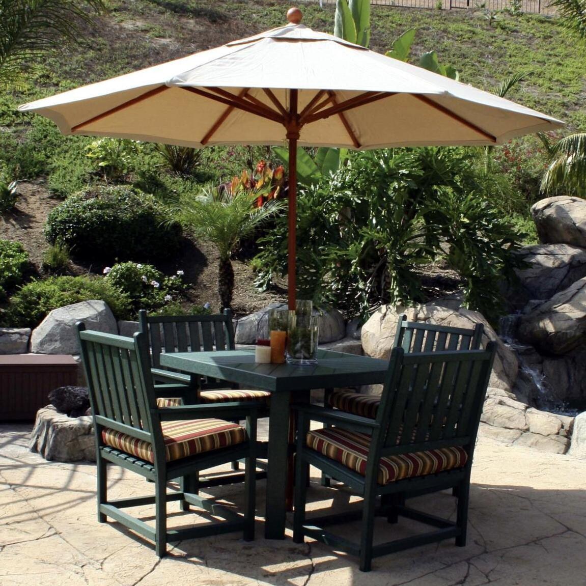 Eagle One Carmel 4Person Recycled Plastic Patio Dining Set BBQGuys