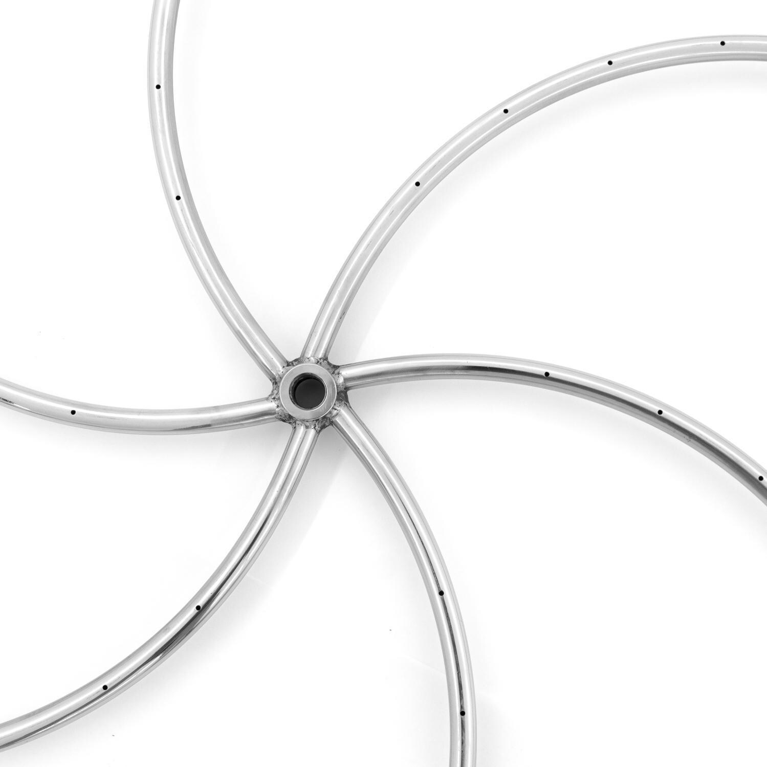 Firenado 48-Inch Spiral Ring Burner - Stainless Steel - Burner Detail thumbnail