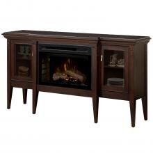 Dimplex - GDS25HL-1253E - Upton 64-Inch Electric Fireplace & Mantel - Realogs - Espresso