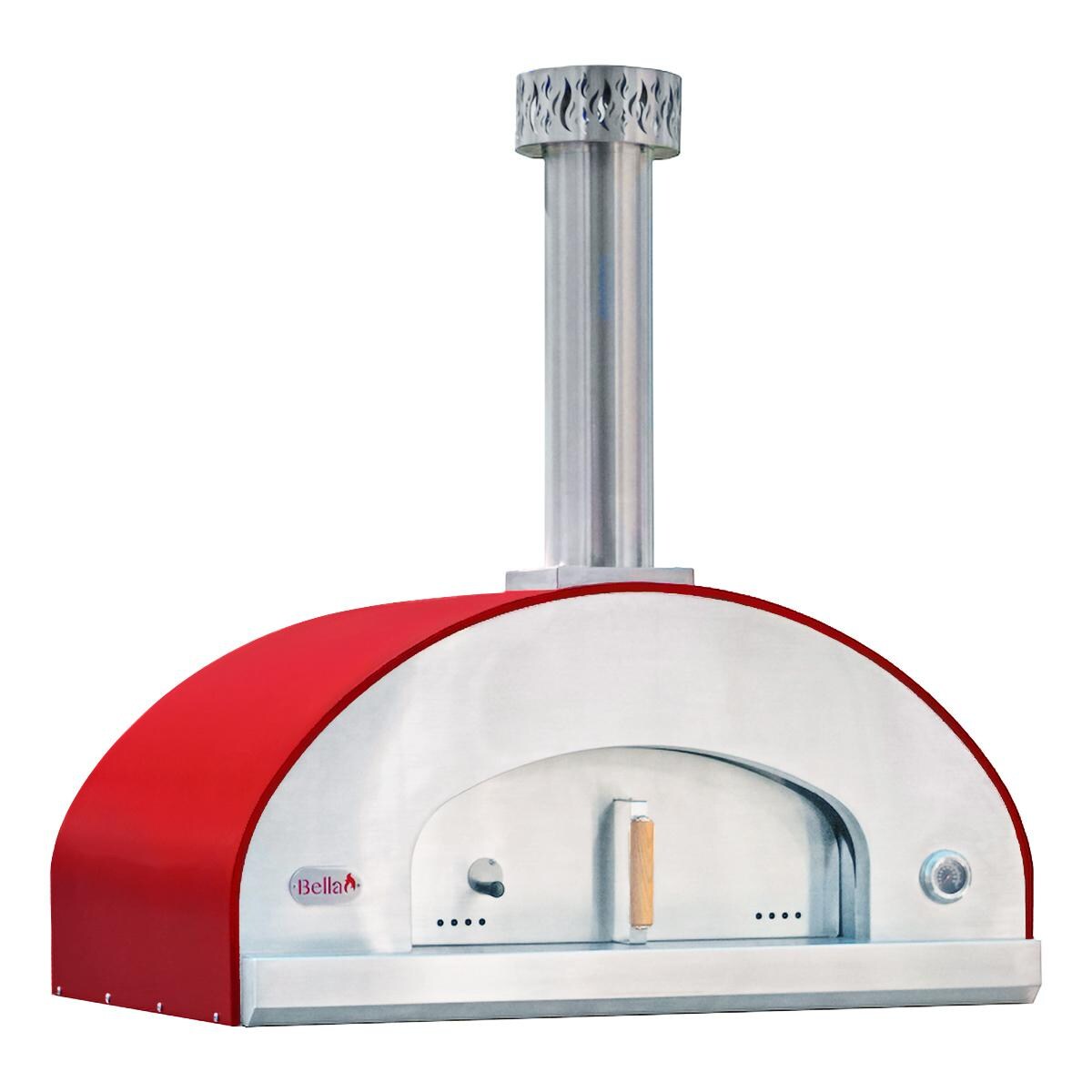 Bella Ultra 40-Inch Outdoor Wood Fired Oven - Red - BEUD40R thumbnail