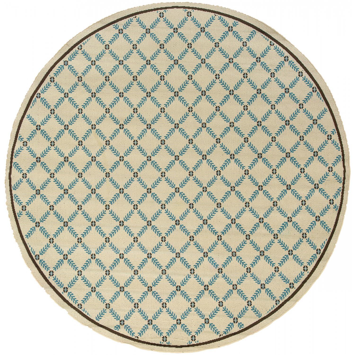 Oriental Weavers Caspian 7.10 Ft. Round Indoor/Outdoor Rug - 6997Y