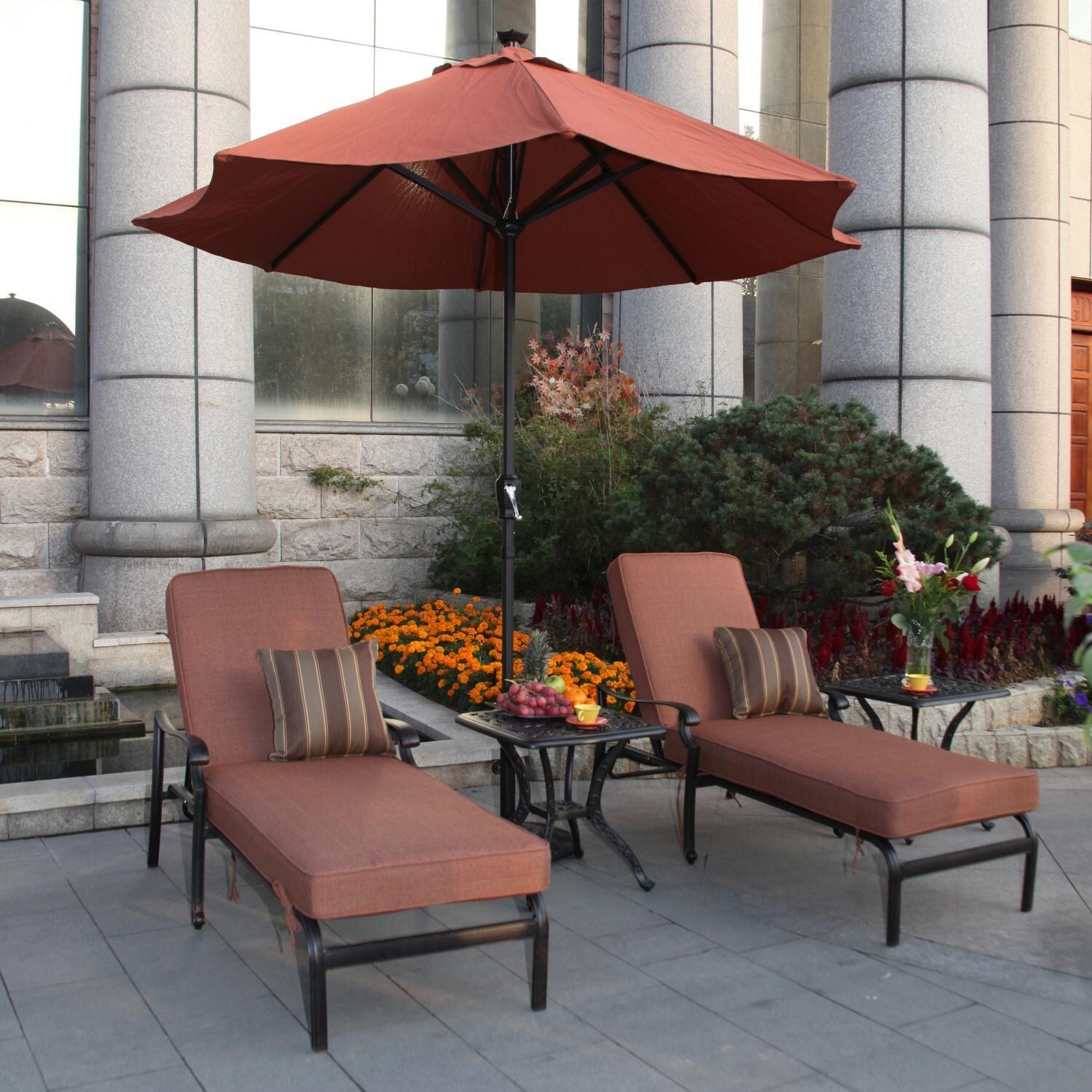 Outdoor Chaise Lounge Furniture Outdoor Chaise Lounge Sets
