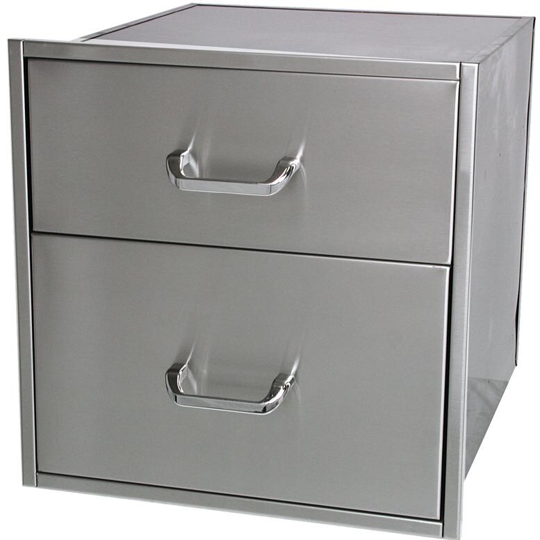 Solaire 21 Inch Extra Deep Double Access Drawer - SOL-2D21D thumbnail