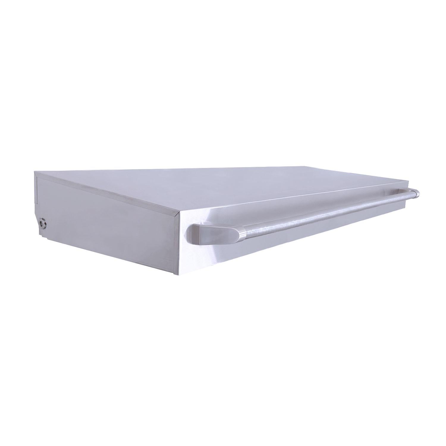 Le Griddle OMLLID105 Lid for 105 Flat Top Grill - Side View - White Background thumbnail
