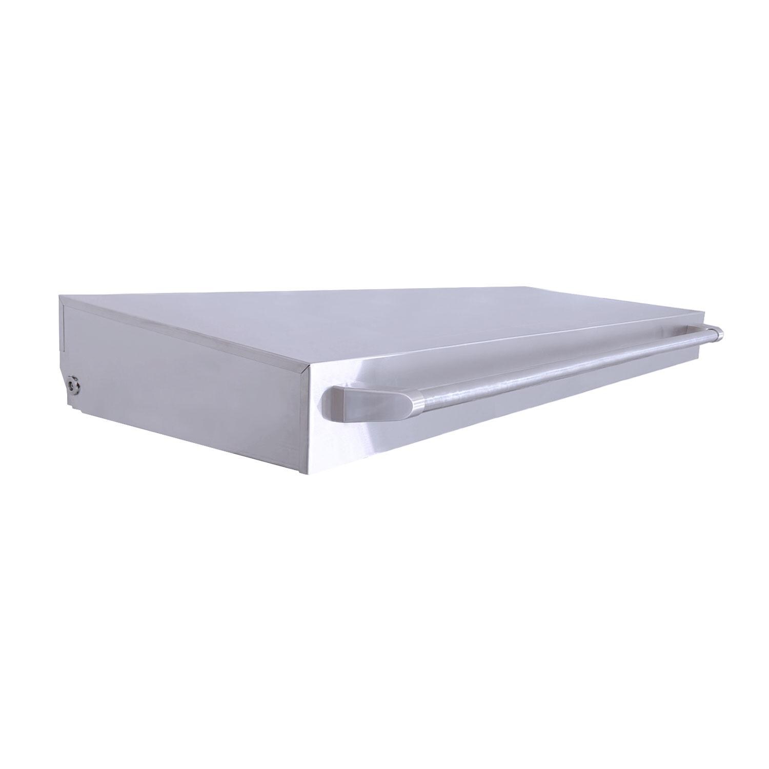 Le Griddle OMLLID105 Lid for 105 Flat Top Grill - Side View - White Background thumbnail