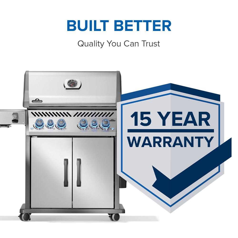 Napoleon RPS525RSIBNSS-2 Rogue PRO-S 525 Propane Gas Grill w/ Infrared Side & Rear Burner - Stainless Steel - Warranty - Detail thumbnail