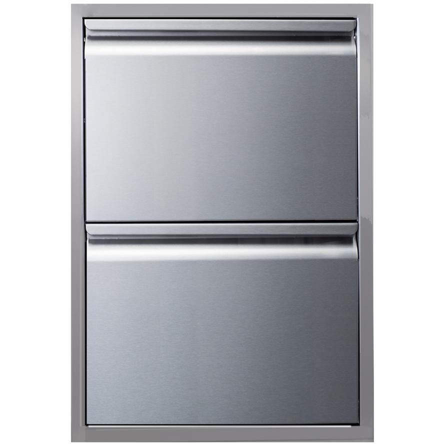 Memphis Grills 21-Inch Double Access Drawer With Soft Close - Front View thumbnail