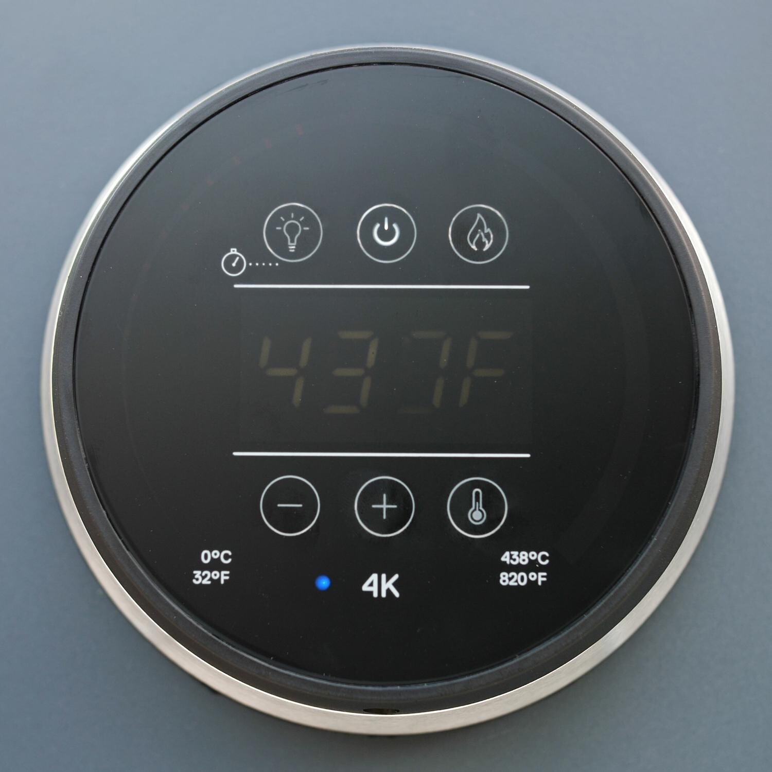 Everdure By Heston Blumenthal 4K 21-Inch Charcoal Grill & Smoker - LED Touch Glass Display thumbnail