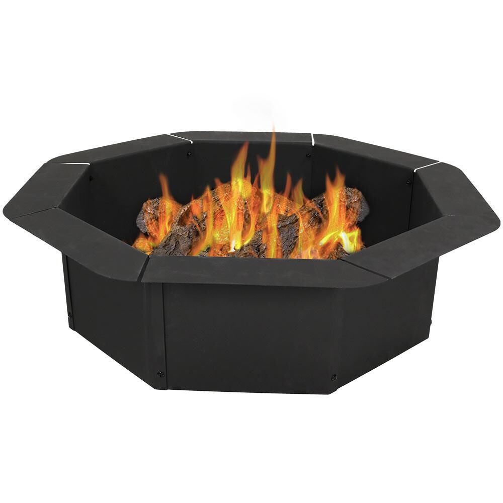 38 Inch Steel Wood-Burning Fire Pit Enclosure in by Ultimate Patio