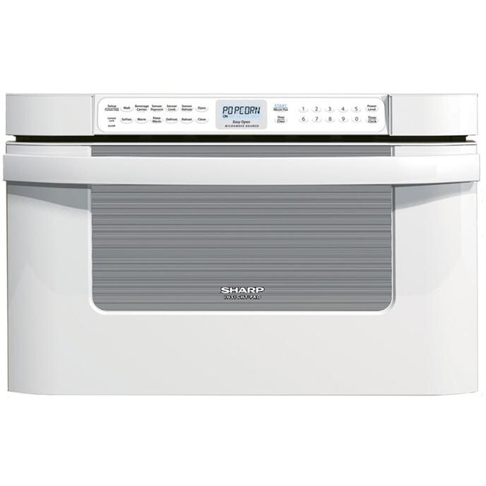 Sharp Insight KB6524PW 1.2 Cu. Ft. 24Inch Microwave Drawer White