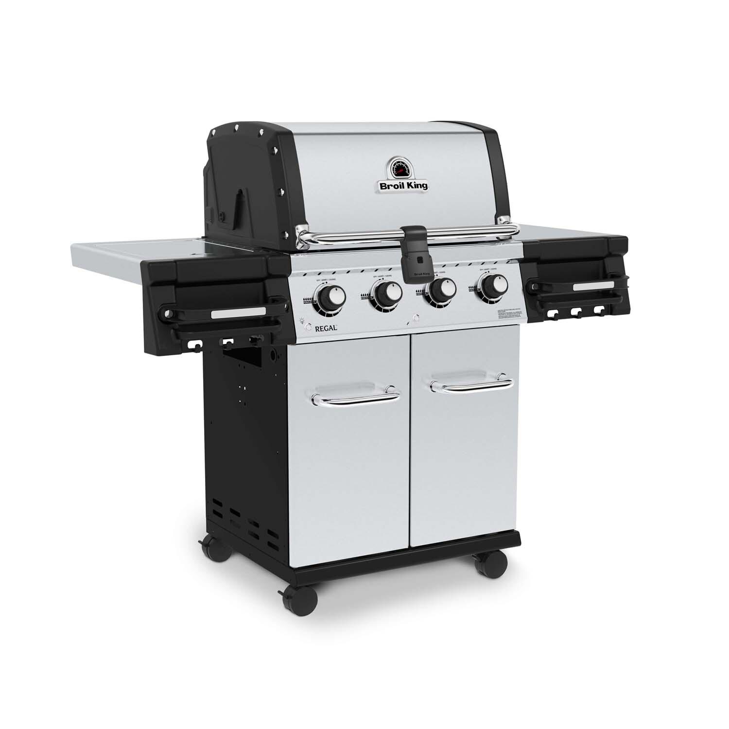 Broil King 956317 Regal S420 Pro 25-Inch Natural Gas Grill - Angled Right - White Background thumbnail