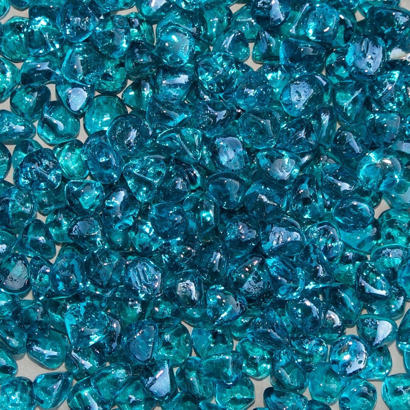 Darlee Nassau 5-Piece Patio Propane Fire Pit Rocker Club Conversation Set with Cushions and 47 Inch Round Fire Pit Chat Table and Fireglass - Fire Glass - Detail thumbnail