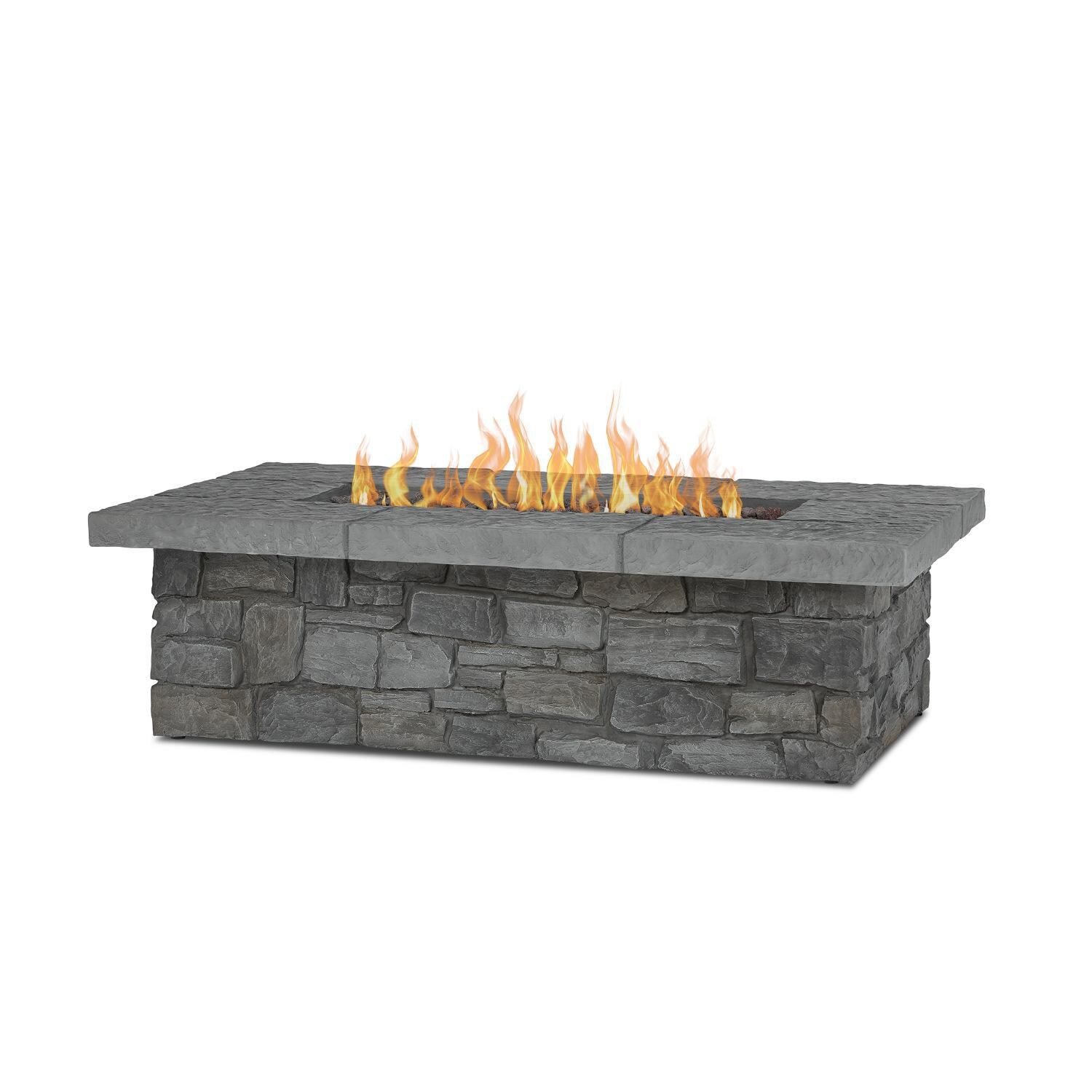 Lakeview Outdoor Designs SC-C11812LP-GRY Baywood 52-Inch Rectangle Propane Gas Fire Table - Main thumbnail