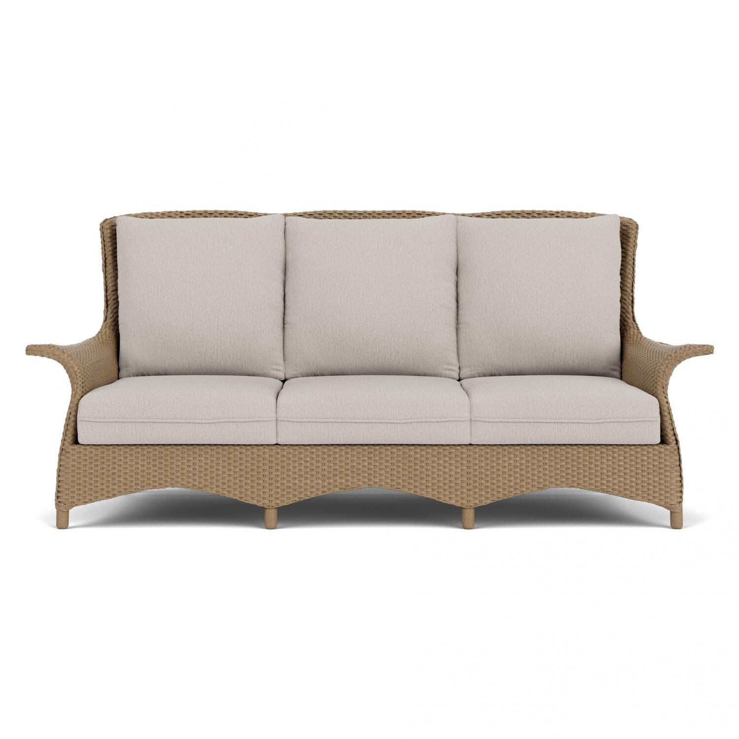 Lloyd Flanders Mandalay Sofa in Fawn Finish with Remy Cloud fabric thumbnail
