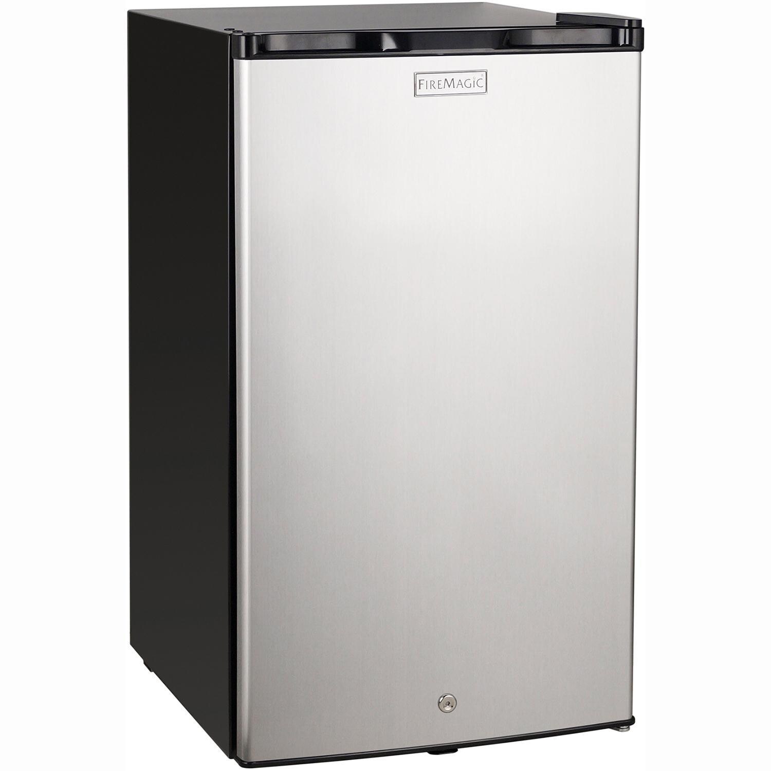 Fire Magic 20-Inch 4.0 Cu. Ft. Compact Refrigerator - Stainless Steel Door / Black Cabinet - 3598 thumbnail