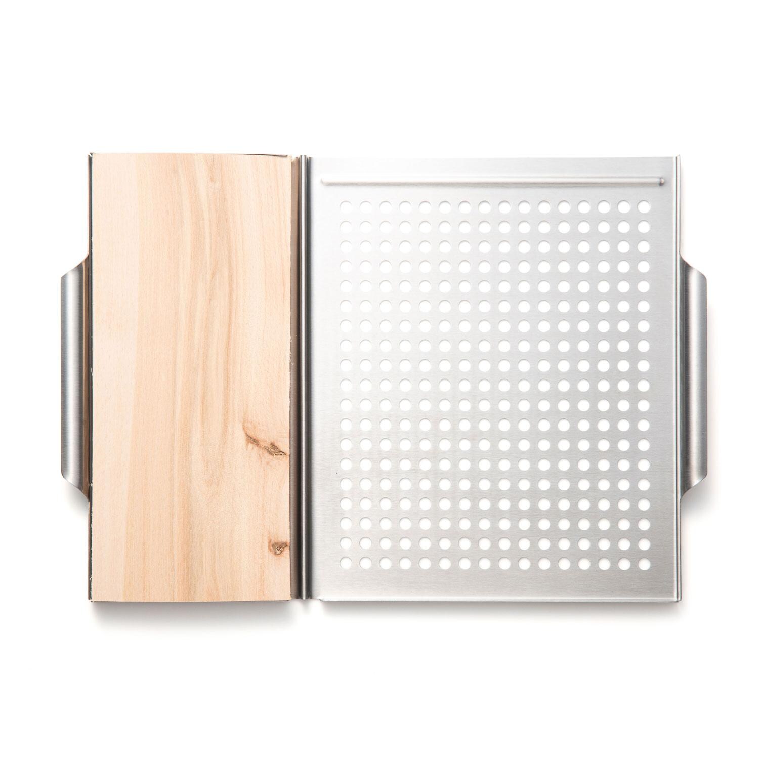 Outset Stainless Steel Grill Grid W/ Plank Holder - Plank Holder thumbnail