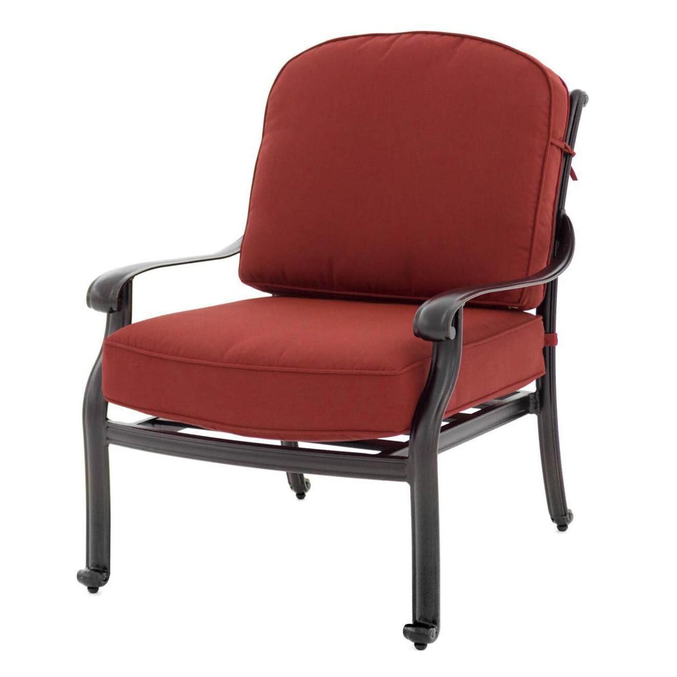 Villa Flora 3 Piece Cast Aluminum Patio Seating Set - Club Chair thumbnail