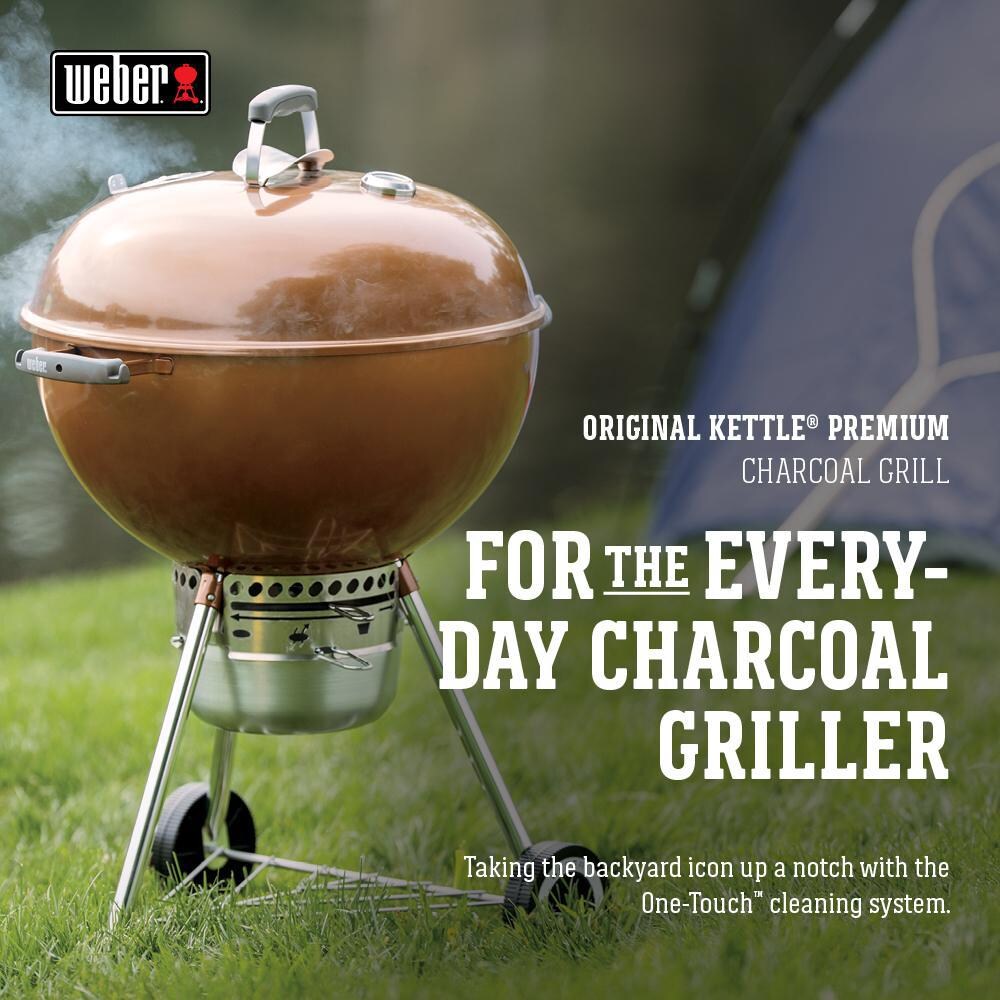 Weber Original Kettle Premium 22-Inch Charcoal Grill - Copper - 14402001 - Weber Brochure thumbnail