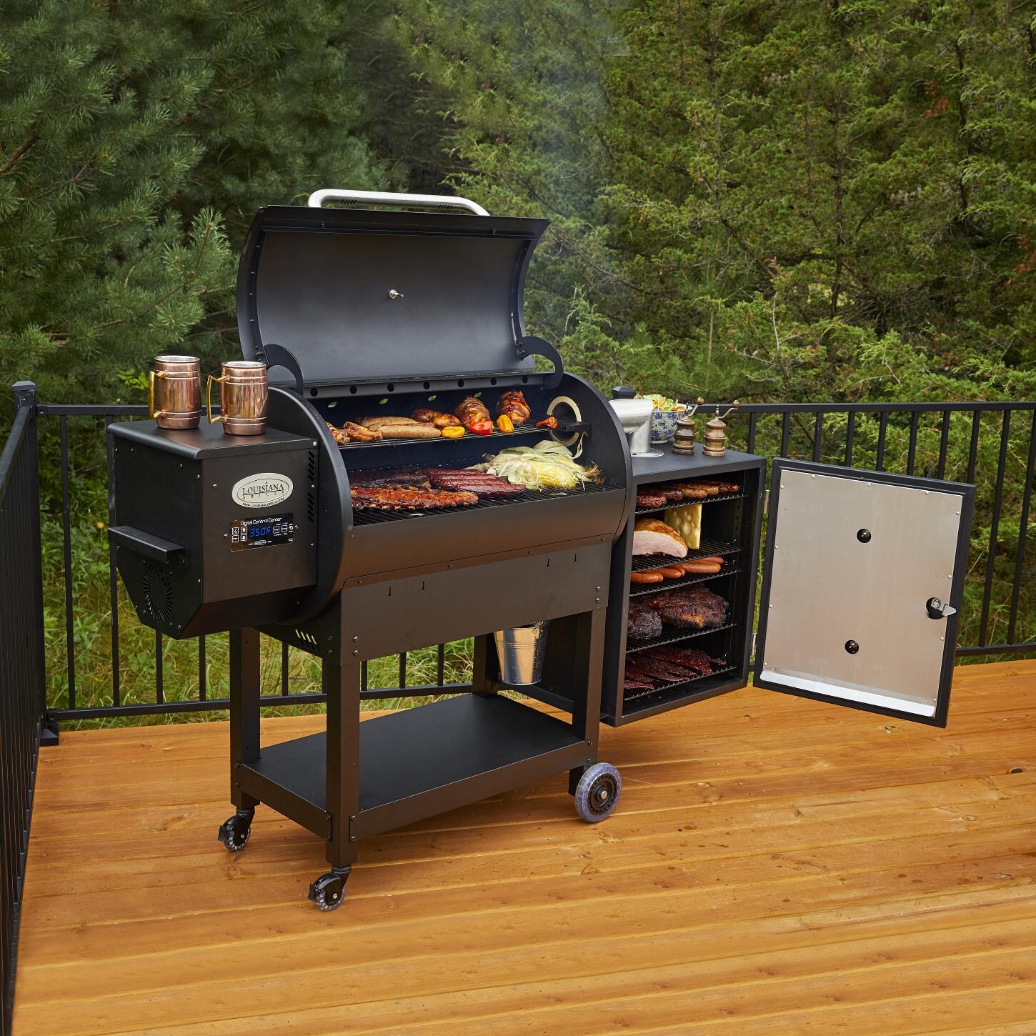 Louisiana Grills - 60901 - LG900C1 Wood Pellet Grill and Smoker - On the Patio thumbnail