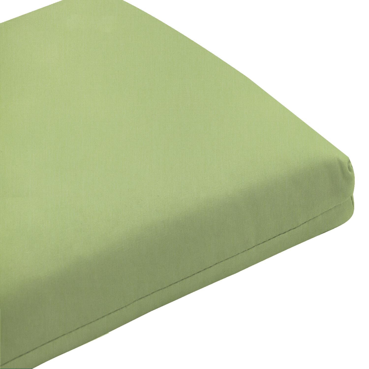 Sunbrella Canvas Parrot Large Outdoor Replacement Bench Cushion W/ Knife Edge By UltimatePatio.com - Corner Detail thumbnail