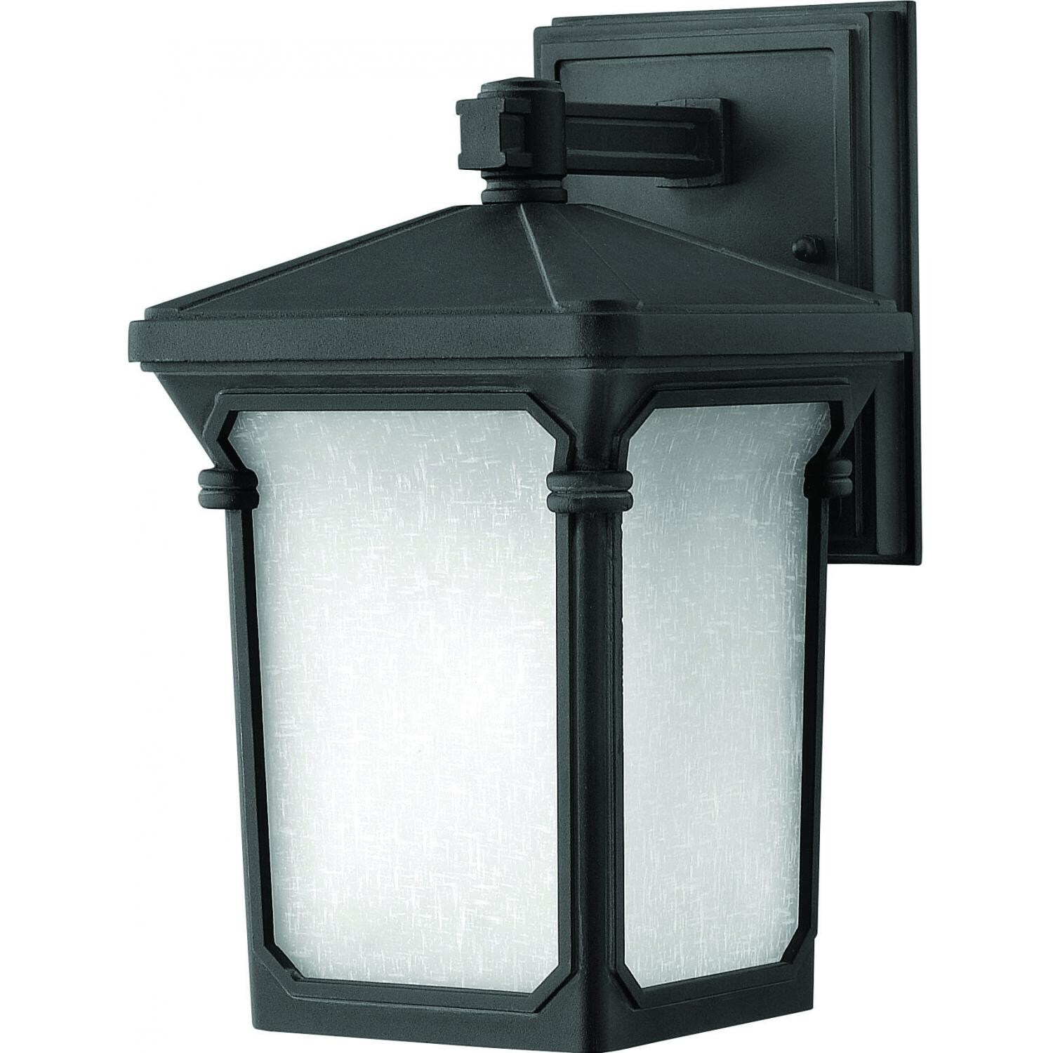 Hinkley Lighting Stratford One Light 11-Inch Outdoor Wall Light - Museum Black - 1356MB-GU24