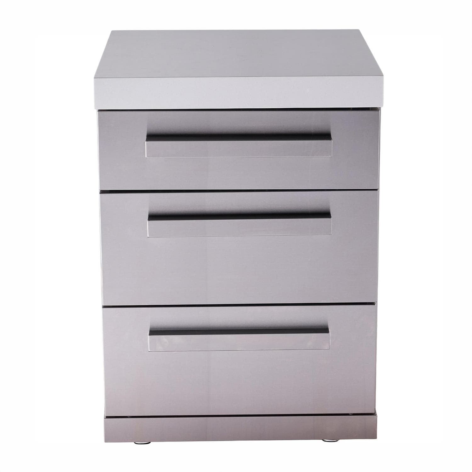 Mont Alpi Outdoor Rated Triple Drawer Cabinet Module - Stainless Steel - MADRW-SS
