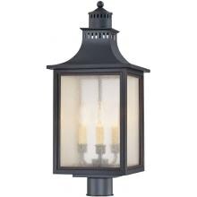 Savoy House Monte Grande Three Light 23-Inch Post Lantern - Slate - 5-255-25