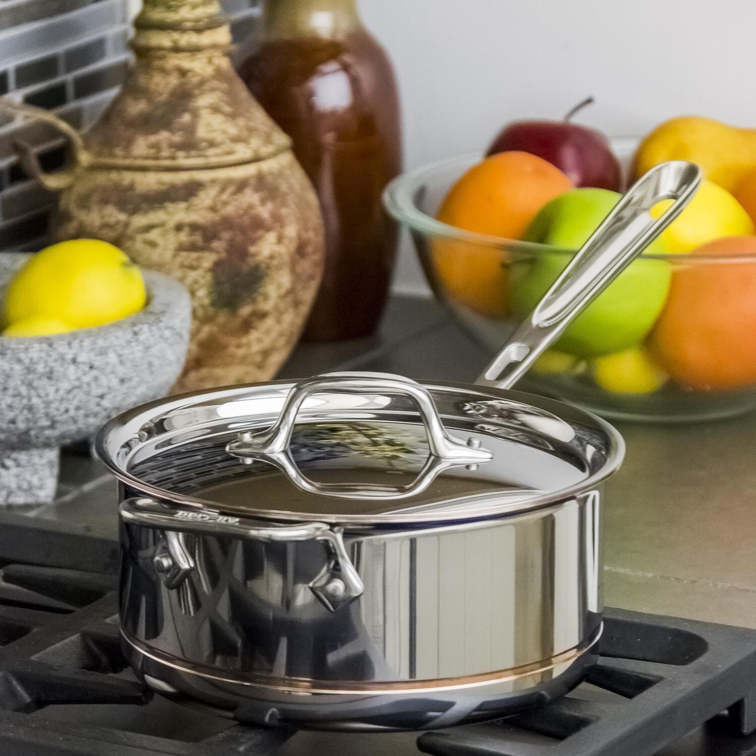 All-Clad Copper-Core 2-Quart Sauce Pan With Lid thumbnail