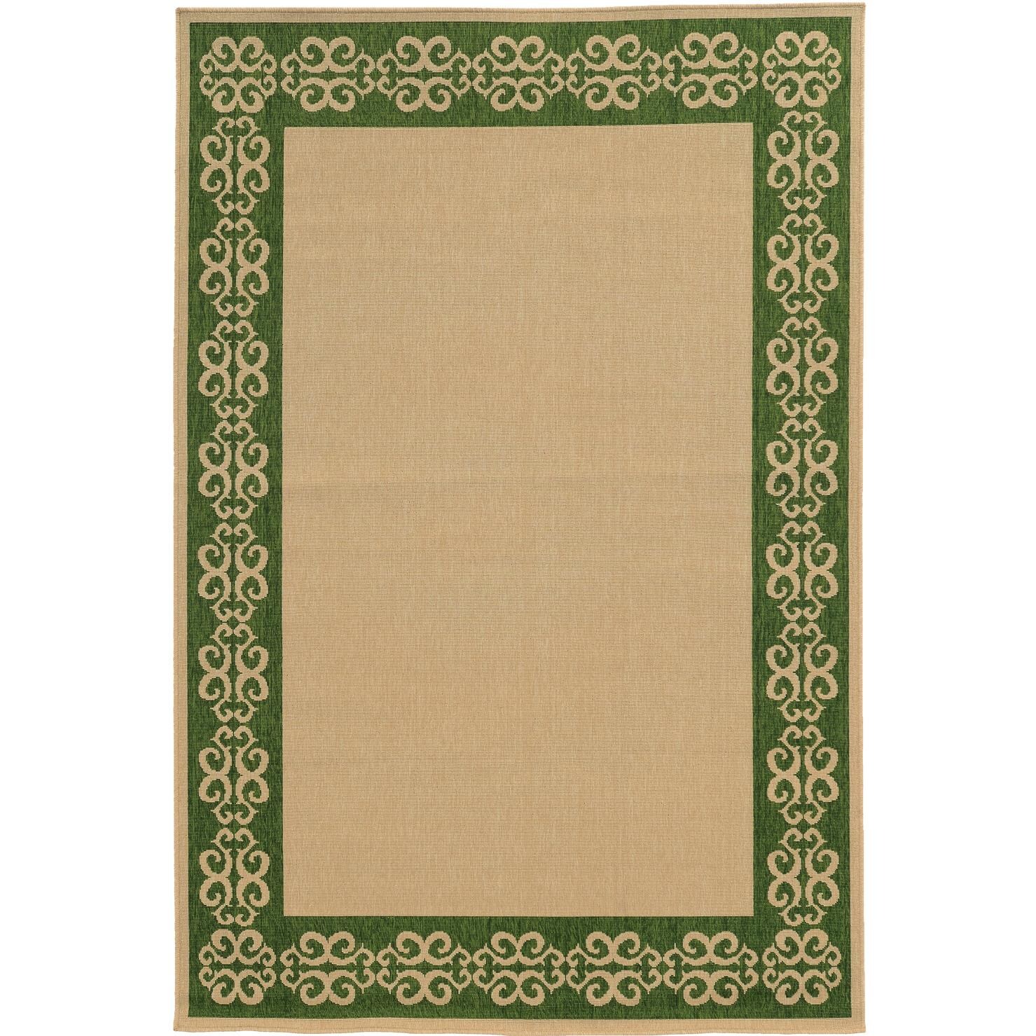 Tommy Bahama Seaside 5 X 8 Indoor/Outdoor Rug By Oriental Weavers - Beige & Green thumbnail