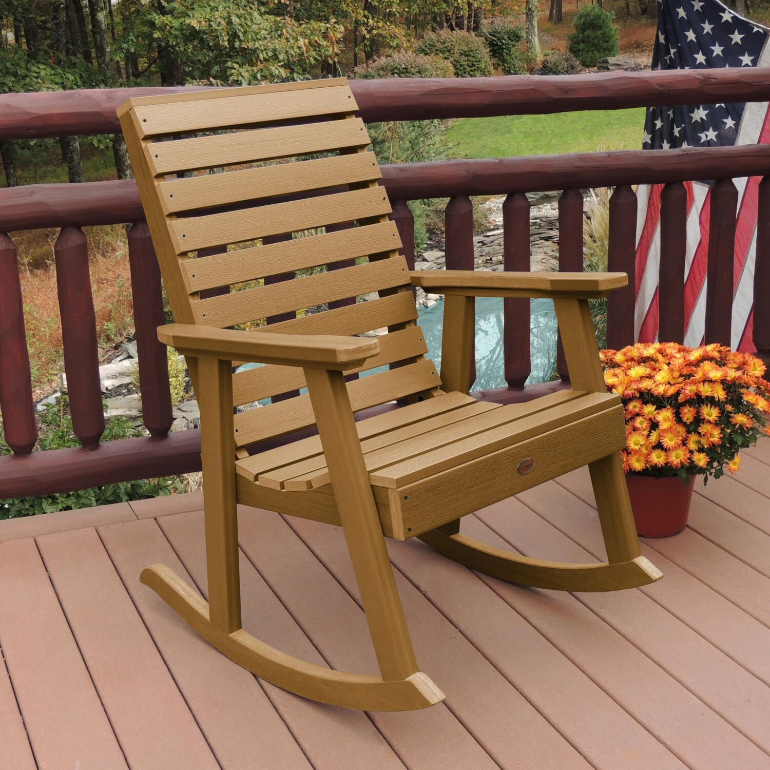 Highwood USA Weatherly Rocking Chair - Toffee - AD-RKCH2-TFE image