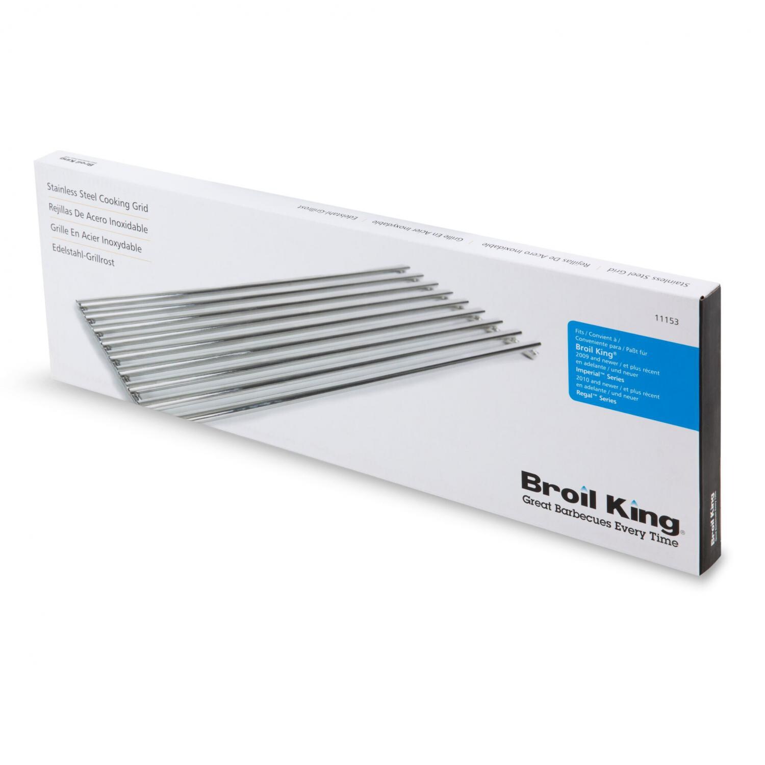 Broil King Stainless Steel Cooking Grates For Regal & Imperial Grills - 11153 - Packaging thumbnail