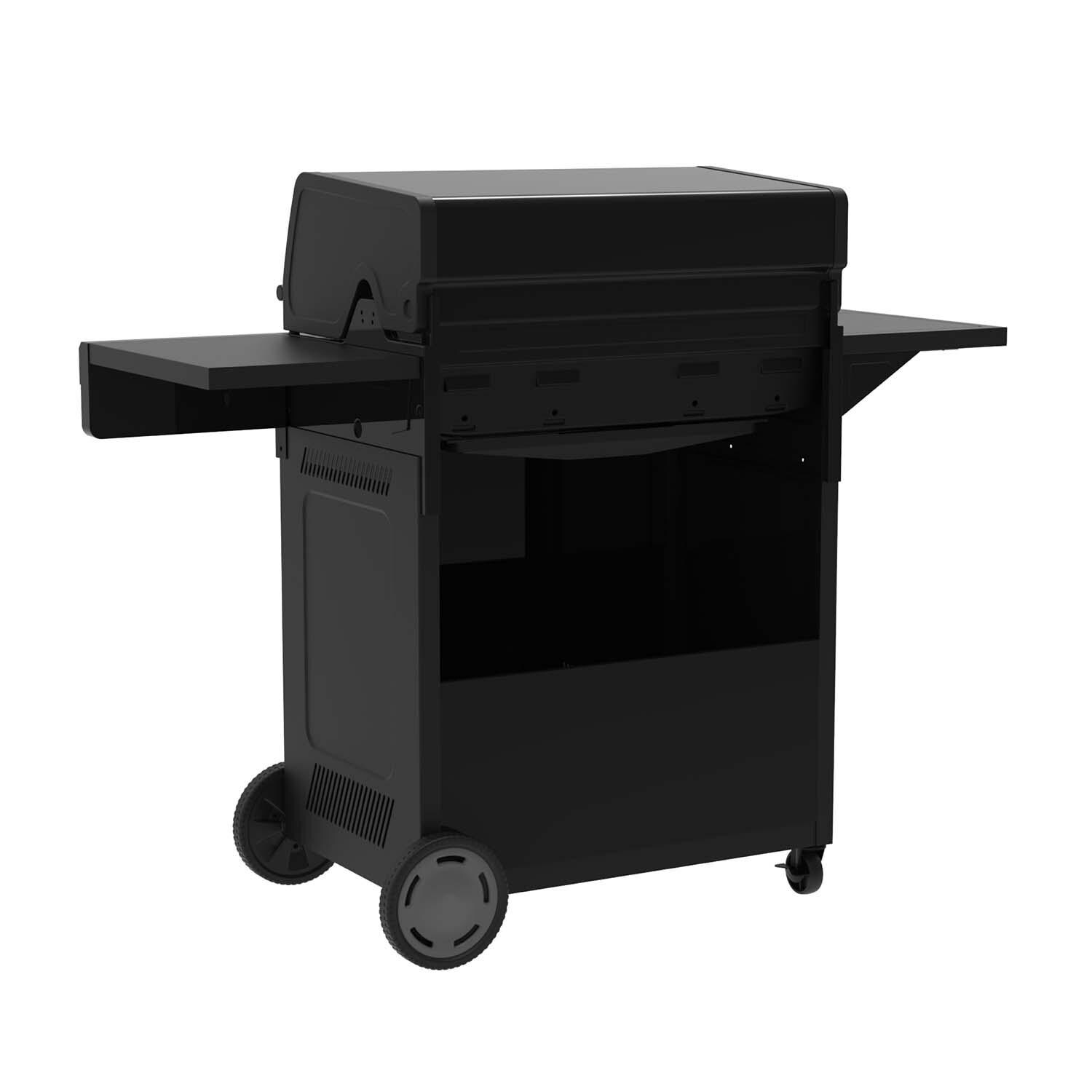 Charbroil 463463025 5-Burner Propane Grill - Black - Back View - White Background thumbnail