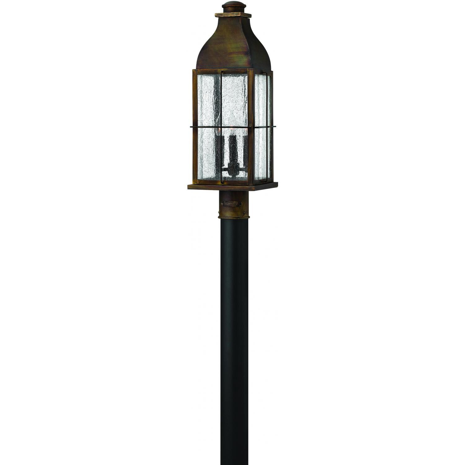 Hinkley Lighting Bingham 2041SN 60W Three Light Outdoor Post Light - Sienna thumbnail