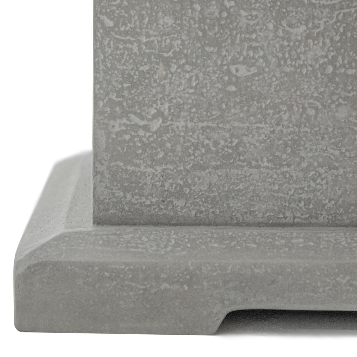 Elementi OFG221-LP Montreal 34-Inch Square Propane Fire Pit Table - Table Base - Detail thumbnail