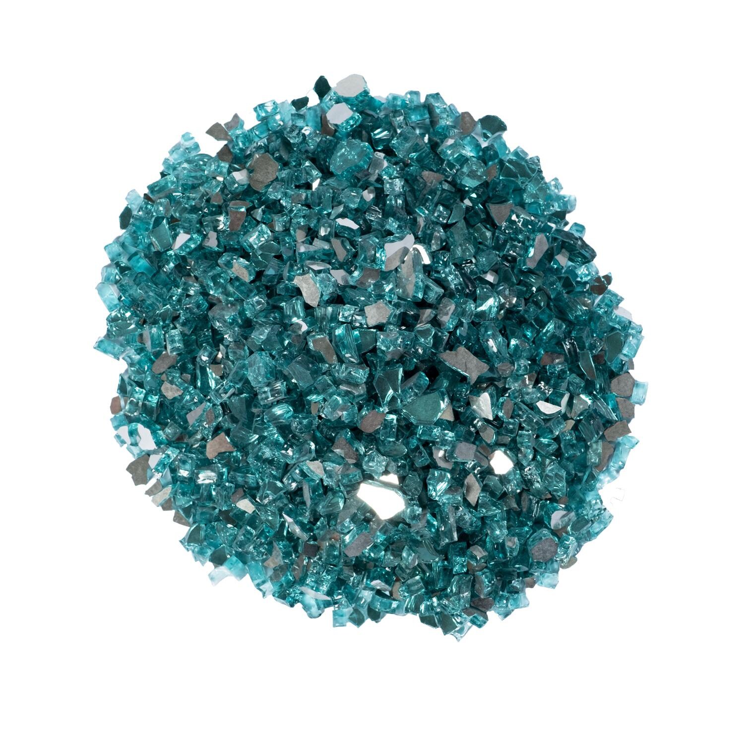 BBQGuys ALP-RFG-14-JS Signature Series 1/4-Inch Jasper Reflective Fire Glass - 20 Pounds - Top view thumbnail