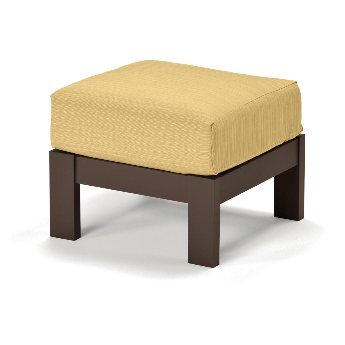 Leeward MGP Patio Ottoman By Telescope Casual - Textured Kona/Maize